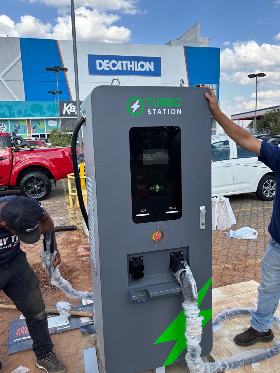 Carregador na Decathlon